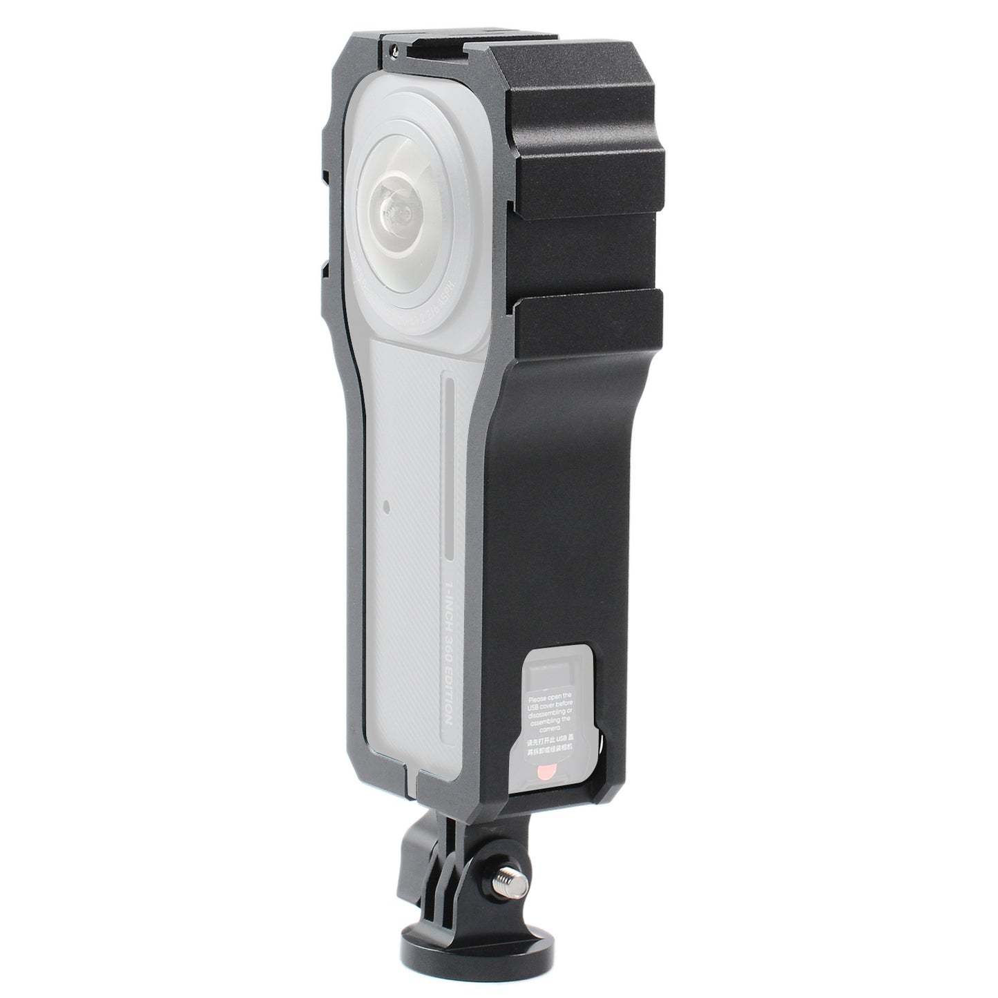 Uniqkart for Insta360 ONE RS 1-inch Leica Panoramic Camera Metal Protective Frame Anti-scratch Anti-collision Case