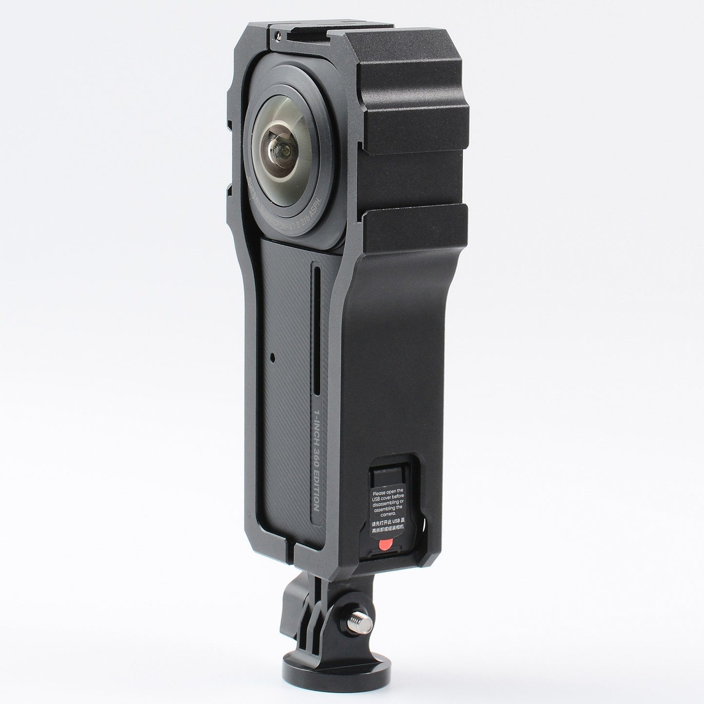 Uniqkart for Insta360 ONE RS 1-inch Leica Panoramic Camera Metal Protective Frame Anti-scratch Anti-collision Case