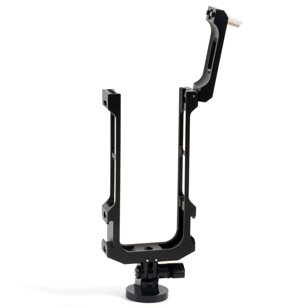 DJI-9567 Frame Cage for Insta360 X3 Camera Protective Case Aluminum Alloy Action Camera Housing with 2 Cold Shoe / 1 / 4inch Adapter