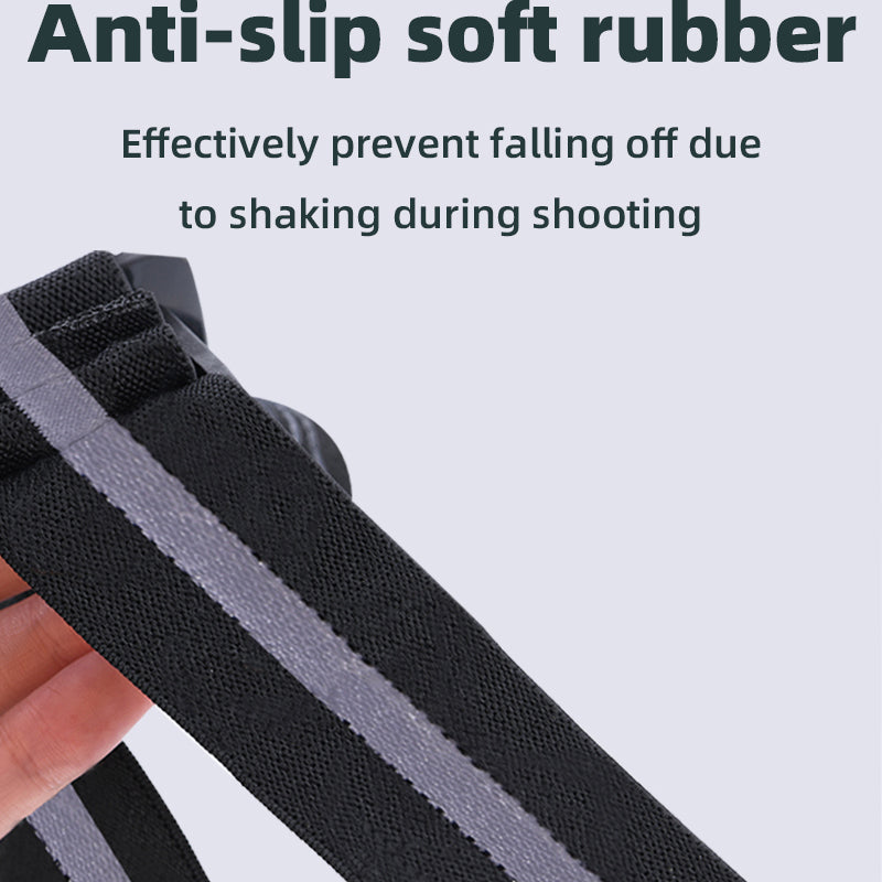 BRDRC DJI-8862 Cellphone / Camera Mount Head Strap Vlog Video Shooting Mobile Phone Holder Head Fixing Belt