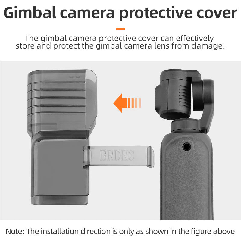 BRDRC DJI-8521 for FIMI PALM 2 Camera Gimbal Lens Protection Cover Anti-dust Anti-scratch Lens Cover