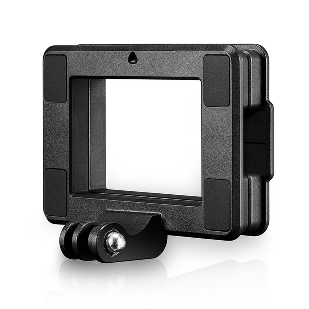 DJI-9366 Sports Camera Magnetic Bracket Action Camera Protective Frame Cage with 1 / 4 inch Screw, Cold Shoe for Selfie Stick, Tripod, Microphone