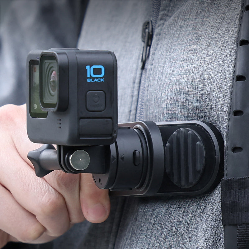 Uniqkart Go Quick II Magnetic Quick Release Backpack Strap Mount for GoPro / DJI OSMO / Insta360 Action Camera