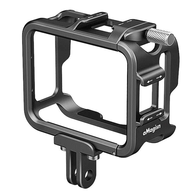 Uniqkart For Insta360 GO 3 Aluminum Alloy Camera Cage Protective Frame Expansion Bracket