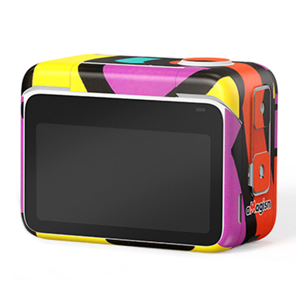 Uniqkart For Insta360 GO 3 Adhesive Pattern Design Sticker Decoration Camera Body Protector Sticky Paper Decor - Graffiti