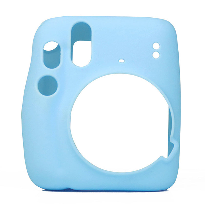 Silicone Camera Case for Instax Mini 11 Portable Protective Cover - Blue