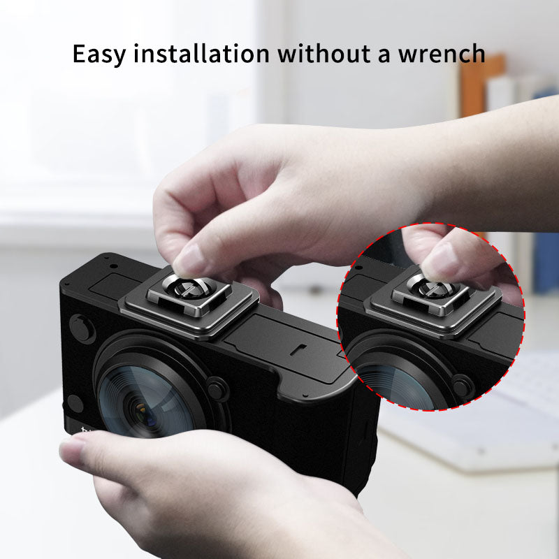 Uniqkart Tripod Gimbal Camera Holder Quick Release Plate Aluminum Alloy Camera Accessories for Photography