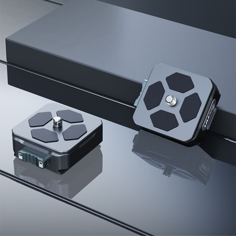 Uniqkart Tripod Gimbal Camera Holder Quick Release Plate Aluminum Alloy Camera Accessories for Photography