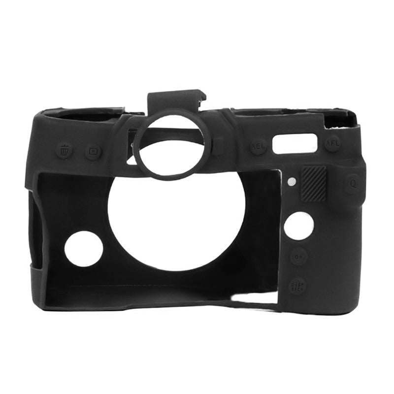 F38596-9 for Fujifilm X-T30 Soft Silicone Camera Sleeve Case Anti-drop Anti-dust SLR Camera Body Cover - Black