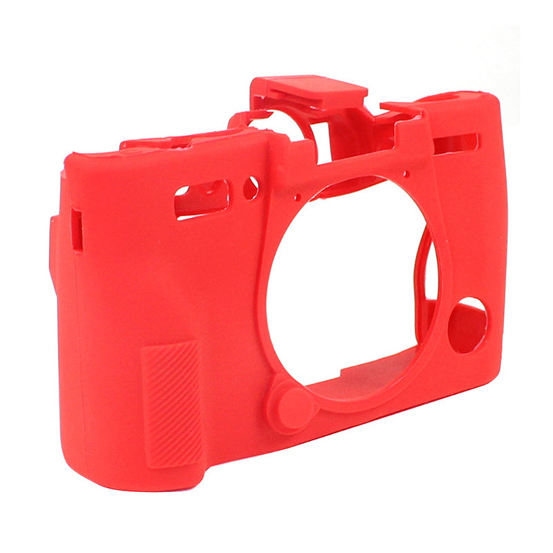 F38596-9 for Fujifilm X-T30 Soft Silicone Camera Sleeve Case Anti-drop Anti-dust SLR Camera Body Cover - Red