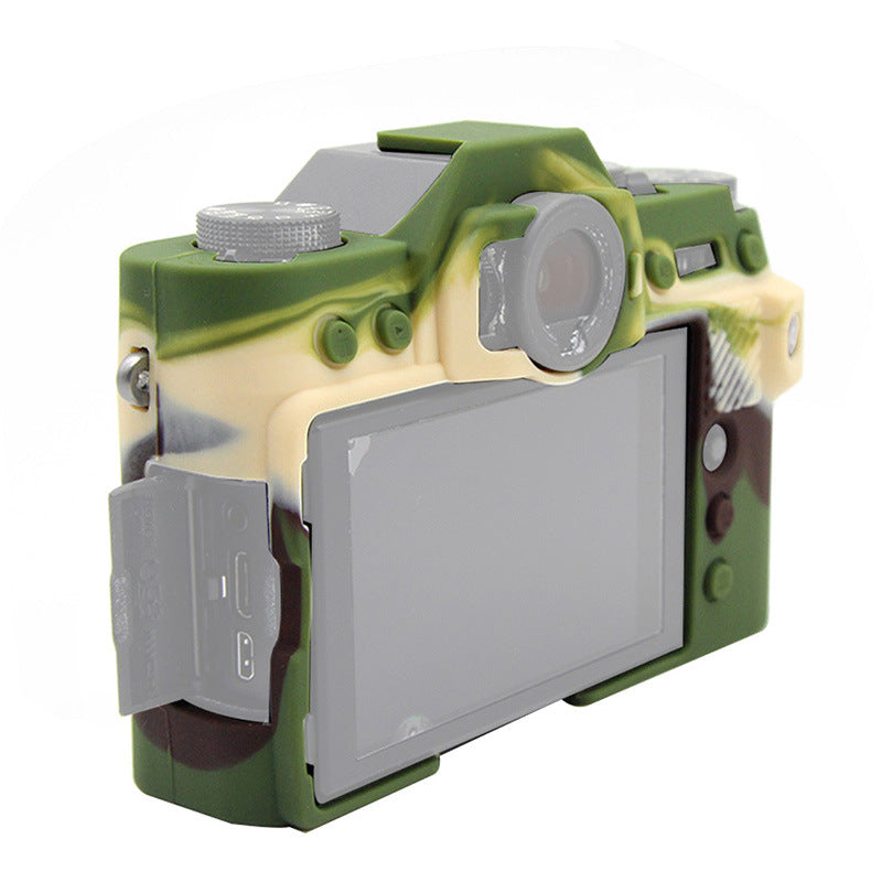 F38596-9 for Fujifilm X-T30 Soft Silicone Camera Sleeve Case Anti-drop Anti-dust SLR Camera Body Cover - Yellow