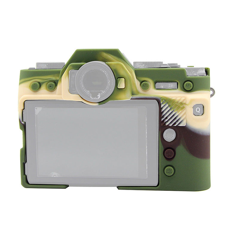 F38596-9 for Fujifilm X-T30 Soft Silicone Camera Sleeve Case Anti-drop Anti-dust SLR Camera Body Cover - Yellow