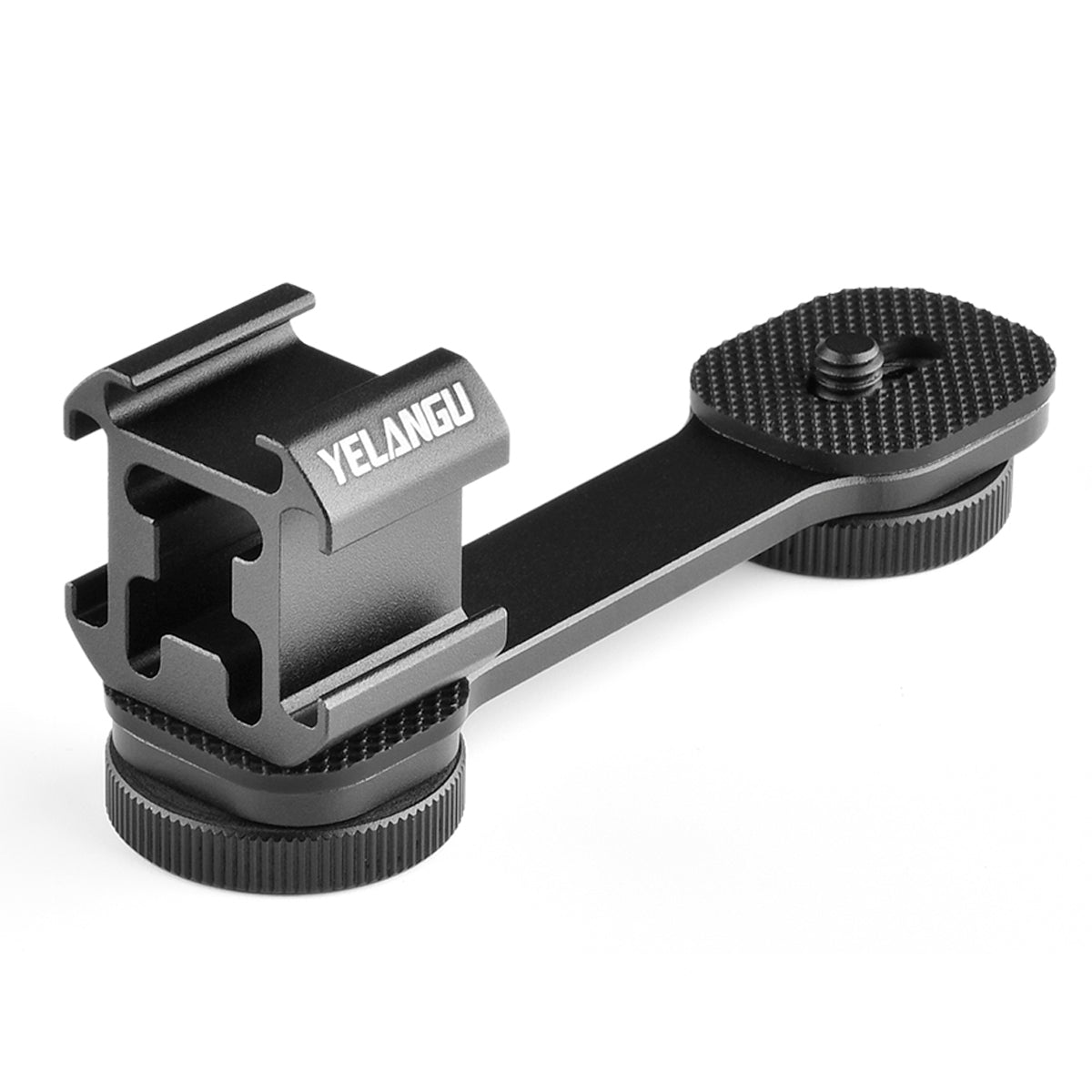 Yelangu A682 Three-Head Cold Shoe Base Extension Bracket Adapter Bracket Photography Accessories for Video Light Microphone