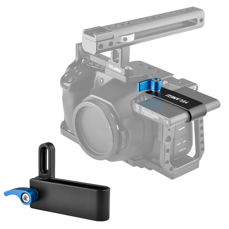 YELANGU A65 Mount Bracket SSD Holder for Samsung T5 SSD Holder Mount Collocated with BMPCC 4K and 6K Camera Cage