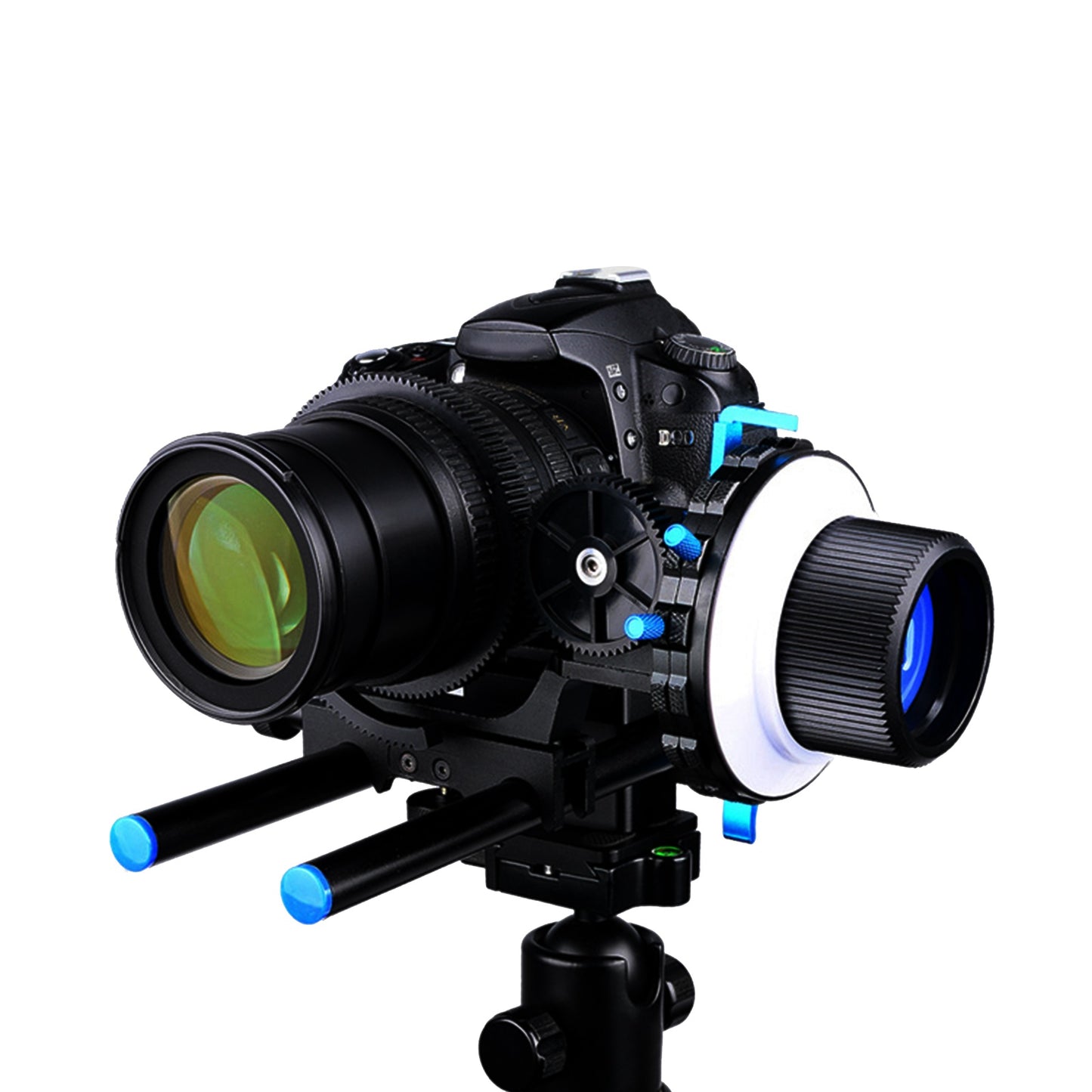 YELANGU F4 Slot Design A/B Stop Follow Focus Rig for Canon Nikon DSLR Video Camera with 52mm-86mm Lenses