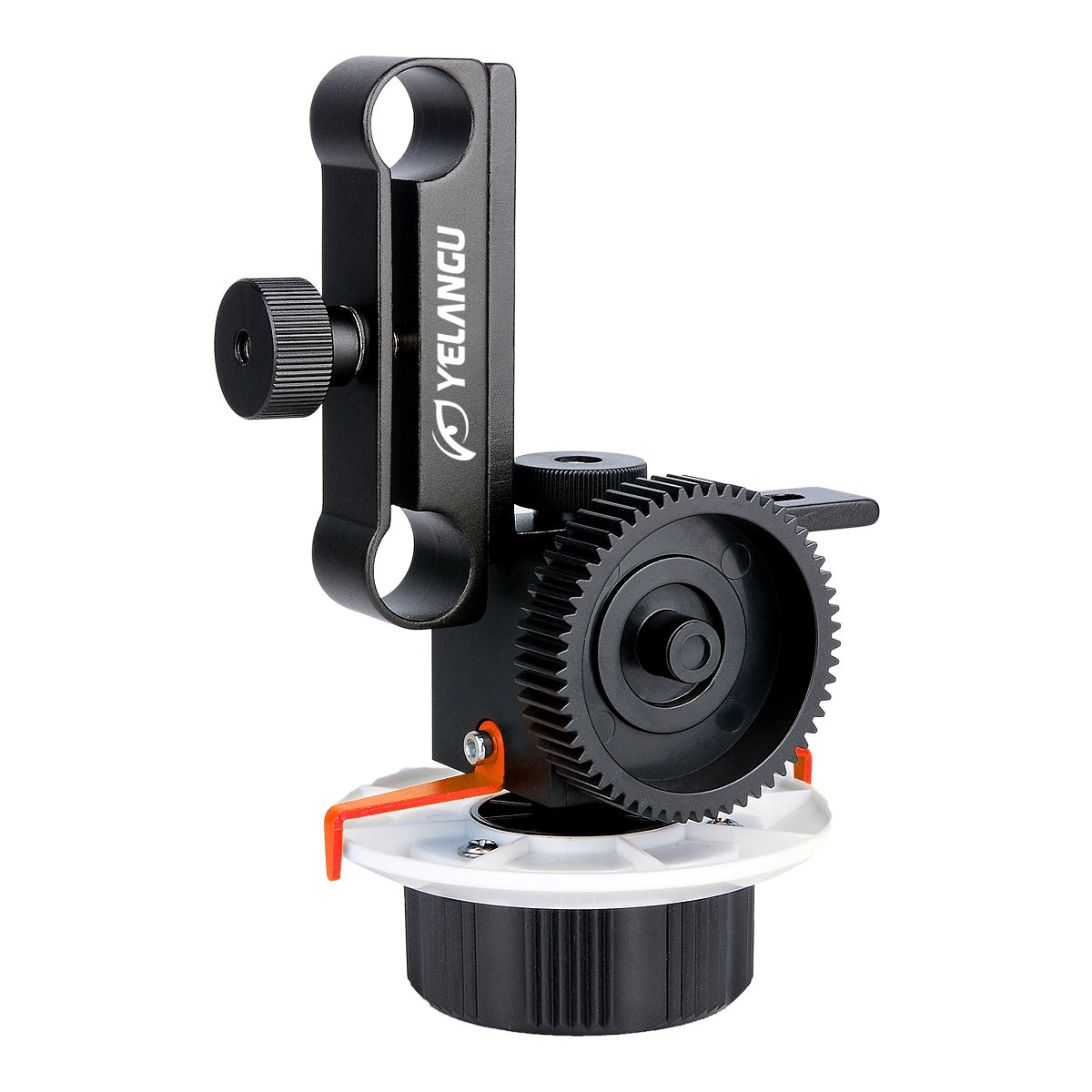 Yelangu F0 Follow Focus Camera with Gear Ring Strap for Canon/Nikon Cameras/Video Cameras/DSLR - Orange