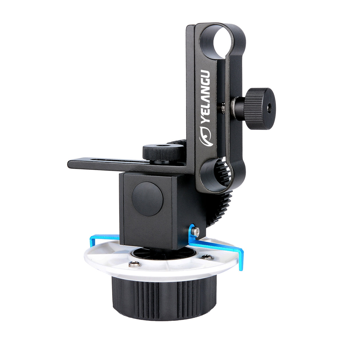 Yelangu F0 Follow Focus Camera with Gear Ring Strap for Canon/Nikon Cameras/Video Cameras/DSLR - Blue
