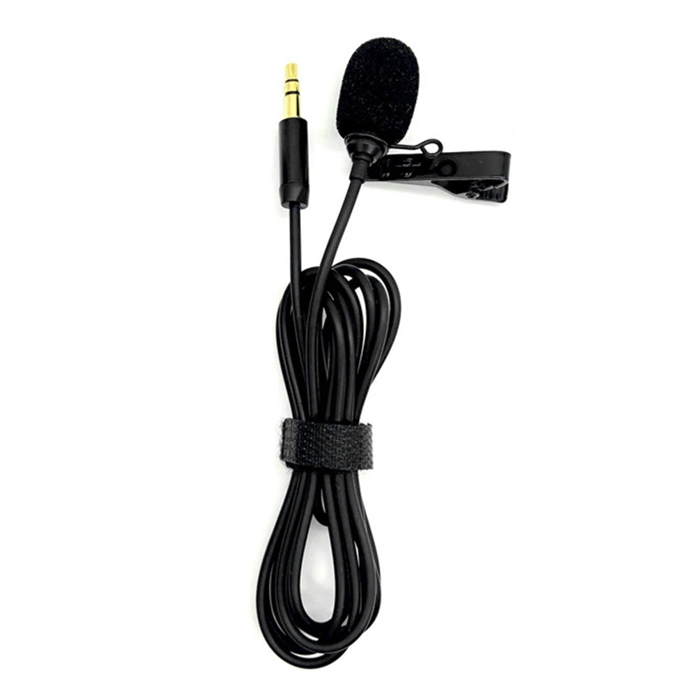 HTX HT-F02LM for FIMI PALM 2/Pro Omnidirectional Microphone 3.5mm Hi-Fi Recording Mic Clip-On Clipper Microphone