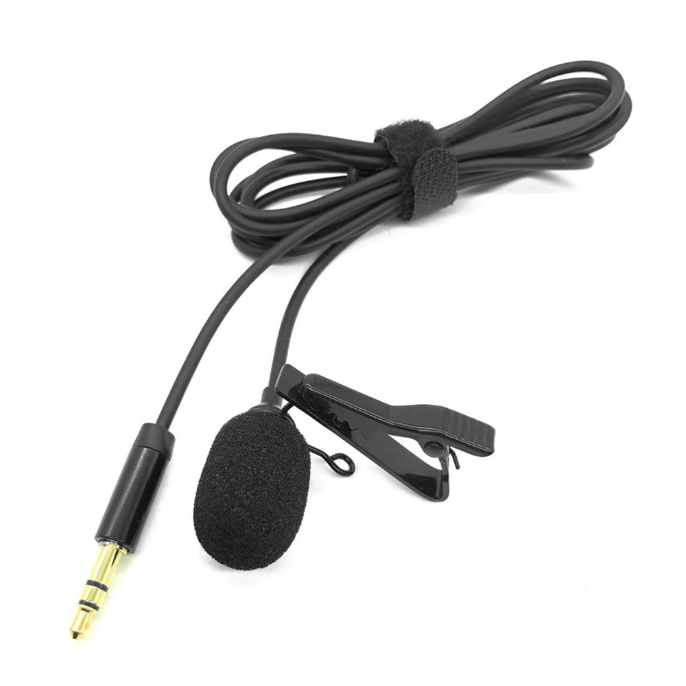 HTX HT-F02LM for FIMI PALM 2/Pro Omnidirectional Microphone 3.5mm Hi-Fi Recording Mic Clip-On Clipper Microphone