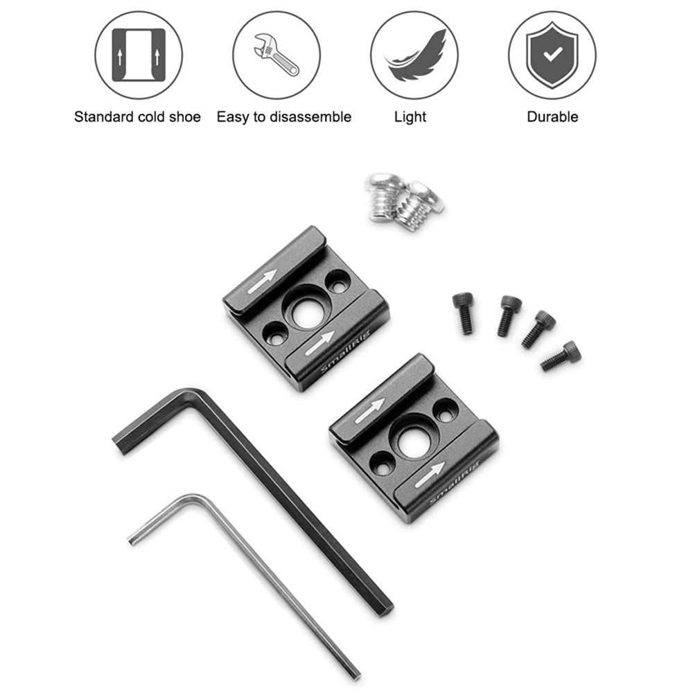 SMALLRIG 2060 Quick-Release Standard Cold Shoe Camera Accessory for Mounting Microphone/Flash