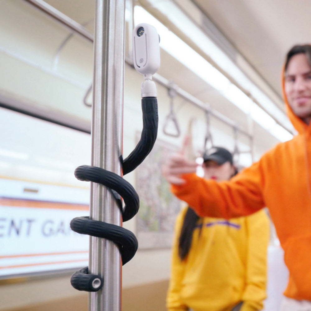 TY-RXZJ-360 for Insta360 GO2/ONE X2/RS/R/X Flexible Twist Mount Clamp Goose-Neck Stand Selfie Stick