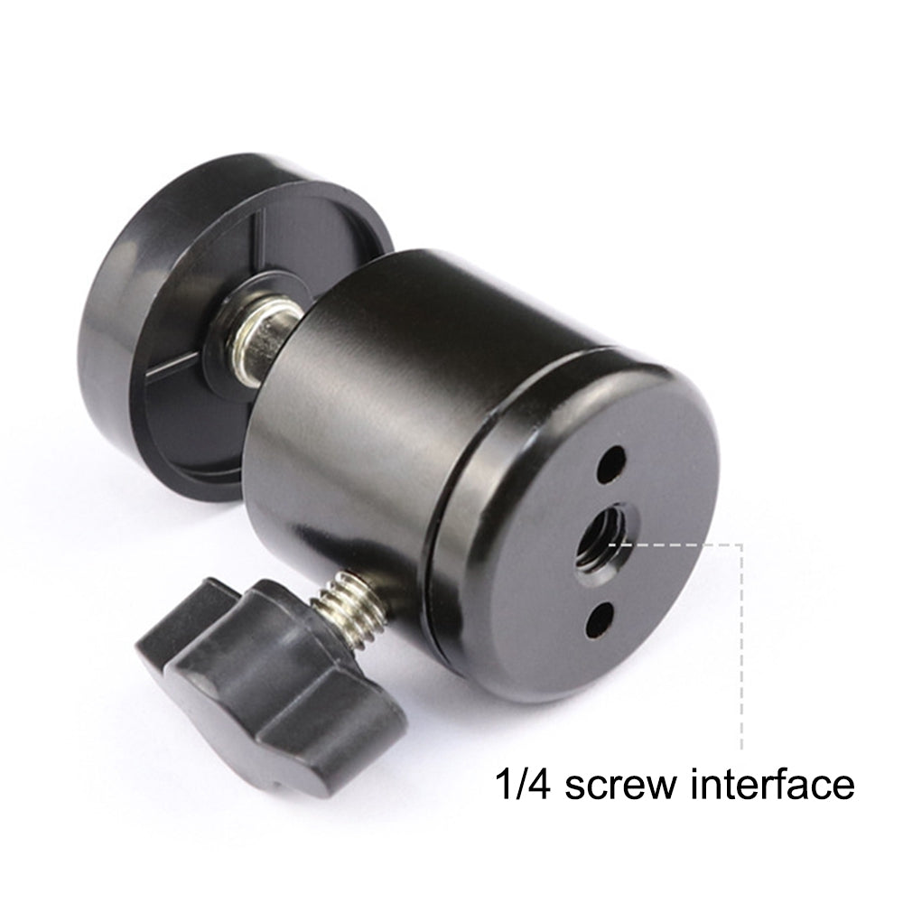 Tripod Ball Head with 1/4 Interface 360-Degree Panoramic Ball Head for Tripod/Monopod/Slider/DSLR/Camera/Camcorder