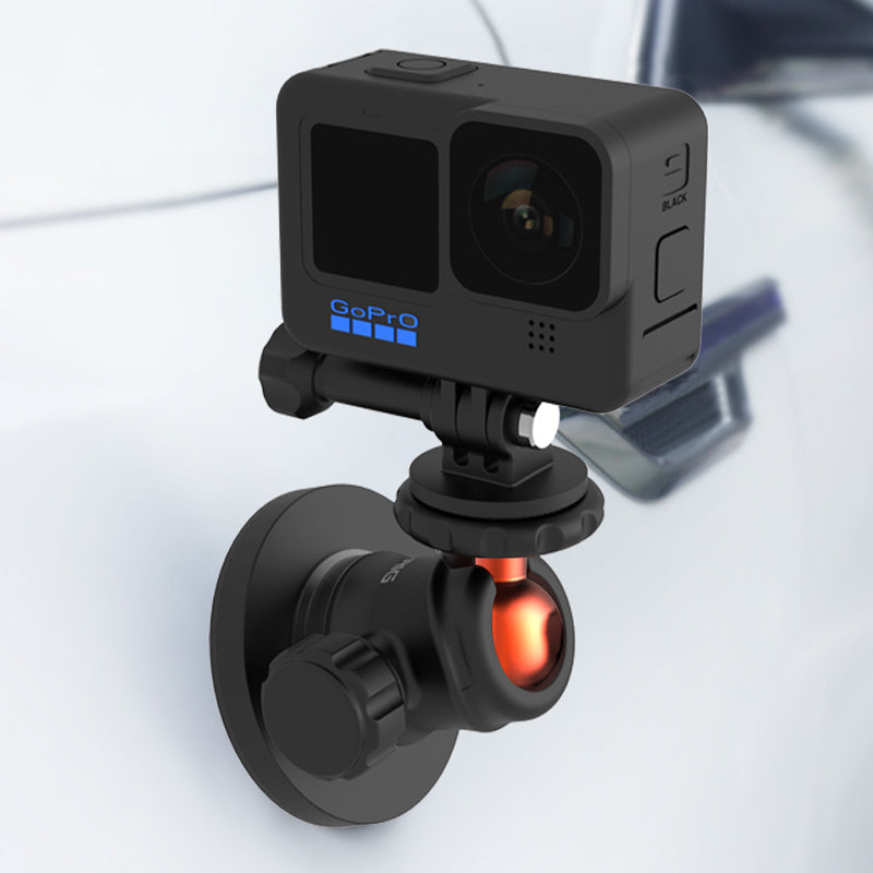 Uniqkart Magnetic Bracket for Sports Camera Angle Adjustable Aluminum Alloy Stand