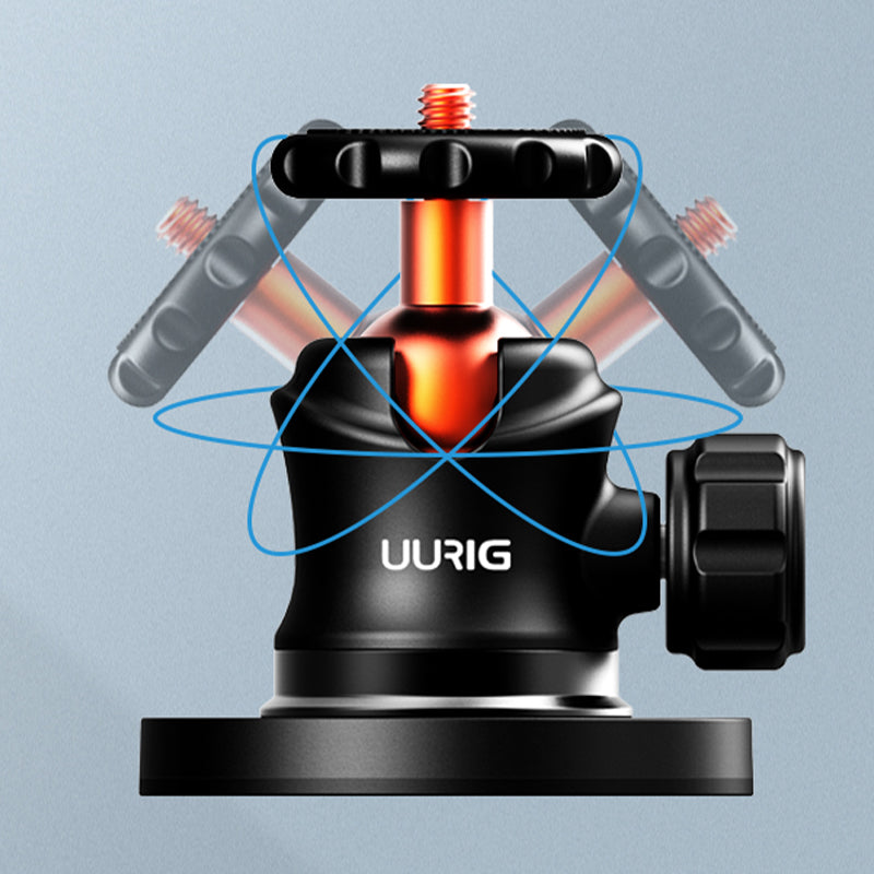 Uniqkart Magnetic Bracket for Sports Camera Angle Adjustable Aluminum Alloy Stand