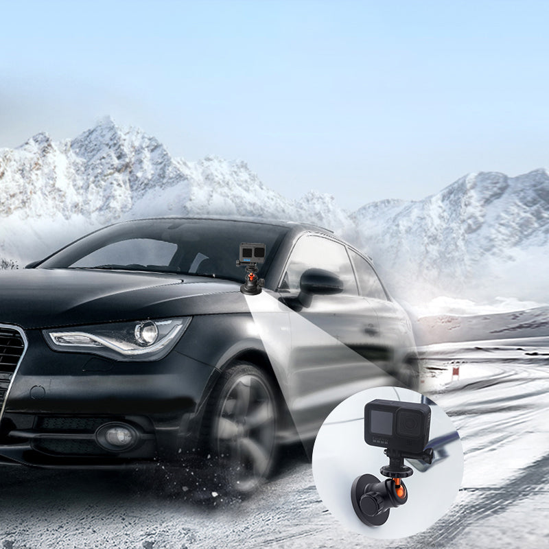 Uniqkart Magnetic Bracket for Sports Camera Angle Adjustable Aluminum Alloy Stand