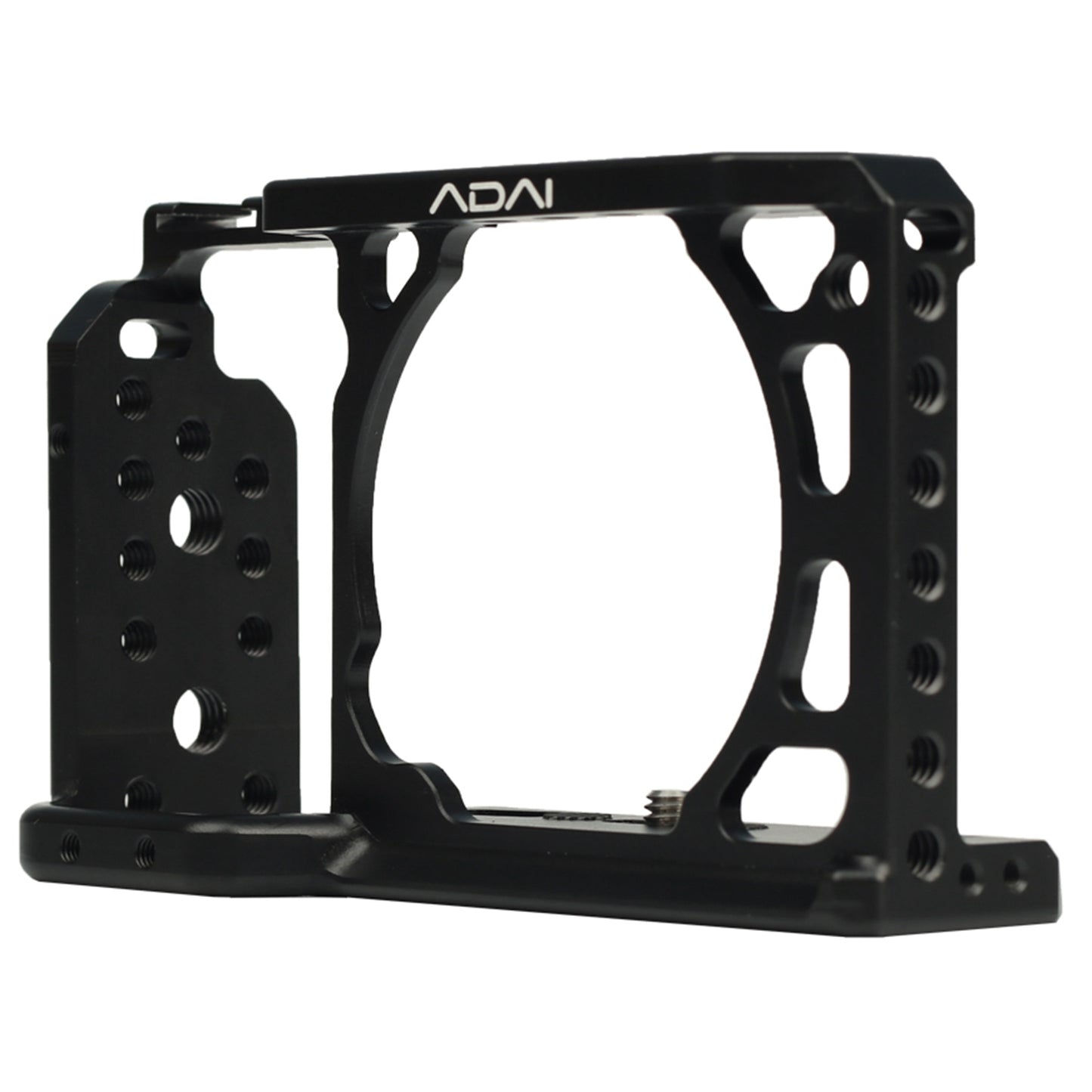 ADAI for Sony A6 SLR Camera Cage Aluminum Alloy Cold Shoe 1 / 4 Screw Hole Expansion Frame
