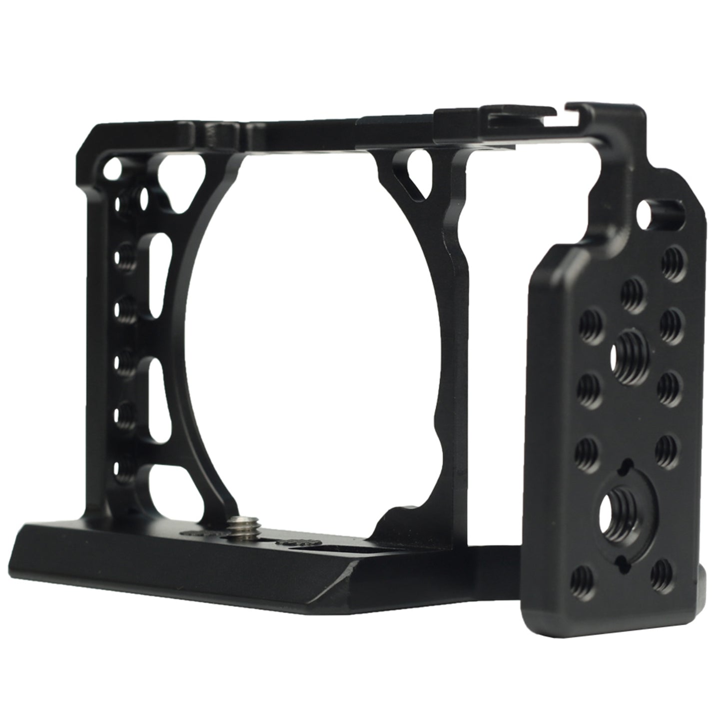 ADAI for Sony A6 SLR Camera Cage Aluminum Alloy Cold Shoe 1 / 4 Screw Hole Expansion Frame