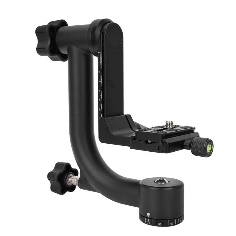 Yelangu A17 360 Degrees Horizontal Scale Aluminum Alloy Camera Gimbal Stabilizer Tripod Connection Stand