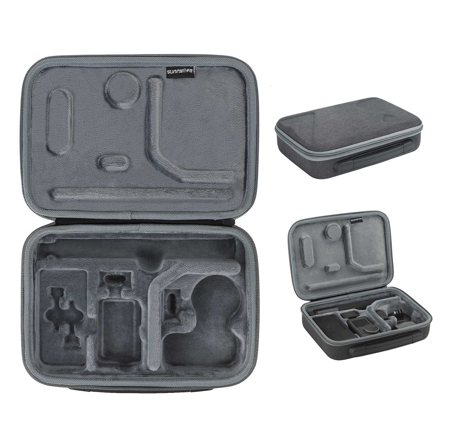 Uniqkart OA3-B511 For DJI Osmo Action 3 Adventure Combo Bag Portable Carrying Case Wear-Resistant Shockproof Bag with Handle