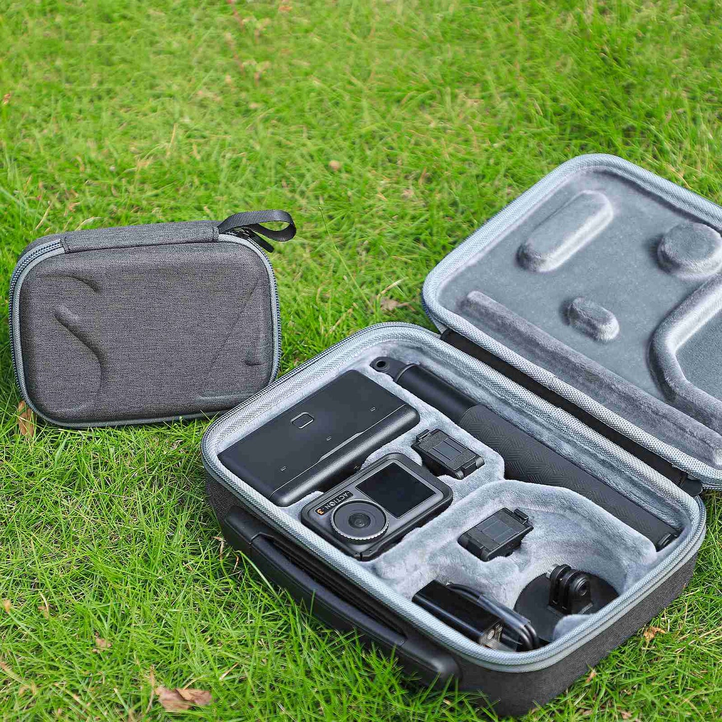 Uniqkart OA3-B511 For DJI Osmo Action 3 Adventure Combo Bag Portable Carrying Case Wear-Resistant Shockproof Bag with Handle