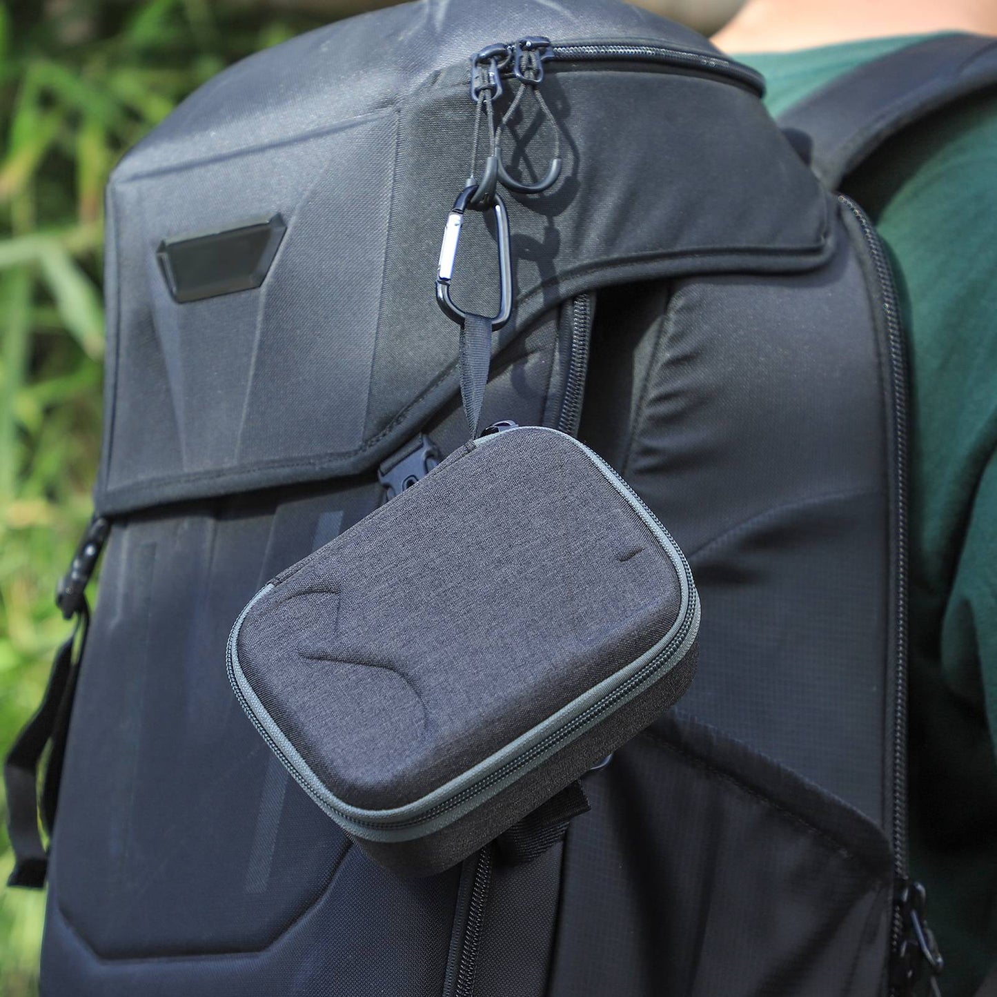 Uniqkart OA3-B510 Standard Combo Bag for DJI Osmo Action 3 Anti-Scratch Carrying Case Wear-Resistant Shockproof Bag with Strap / Buckle