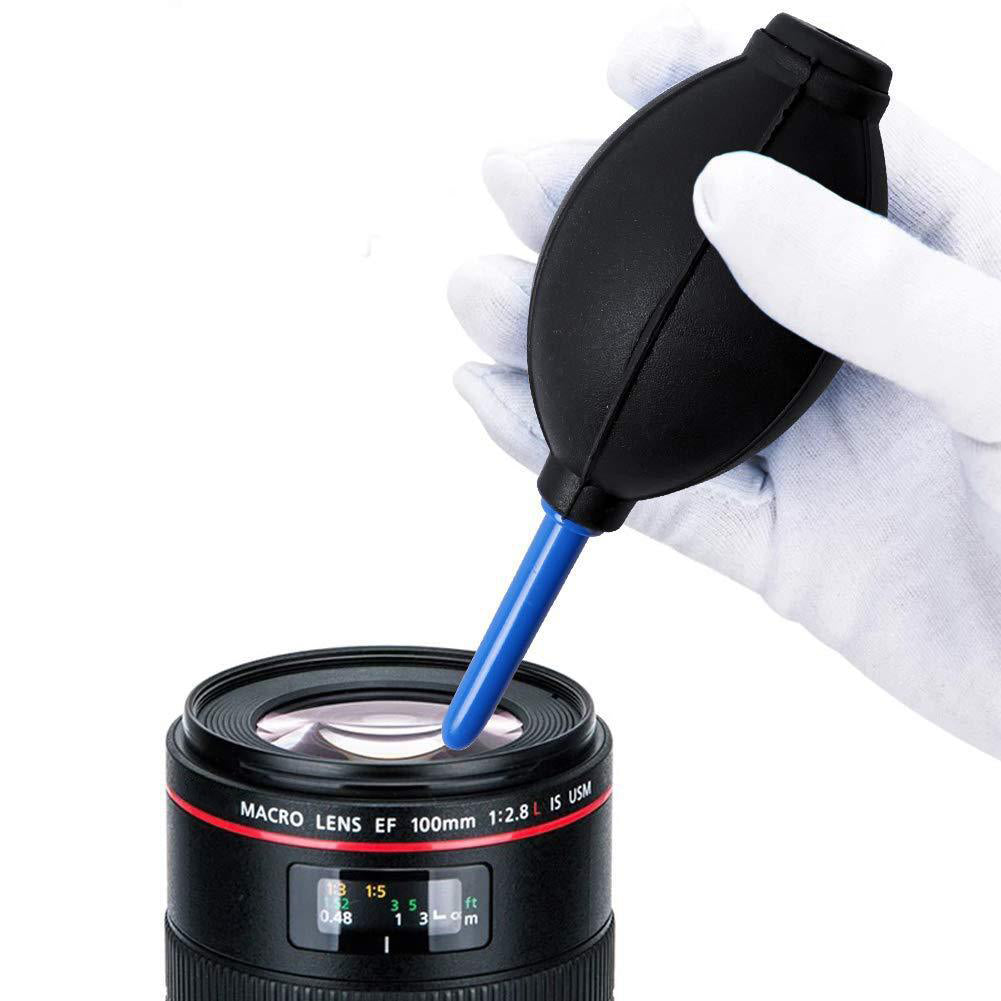 DSLR Lens Cleaning Cloth + Dual Carbon Head Cleaning Pen + Air Blower Camera Lens Cleaning Kit