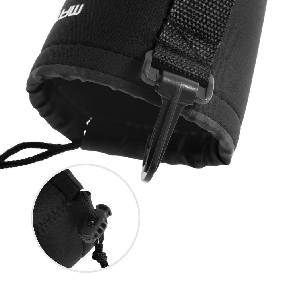 MATIN DSLR Camera Lens Pouch Drawstring Neoprene Protective Bag, Size L