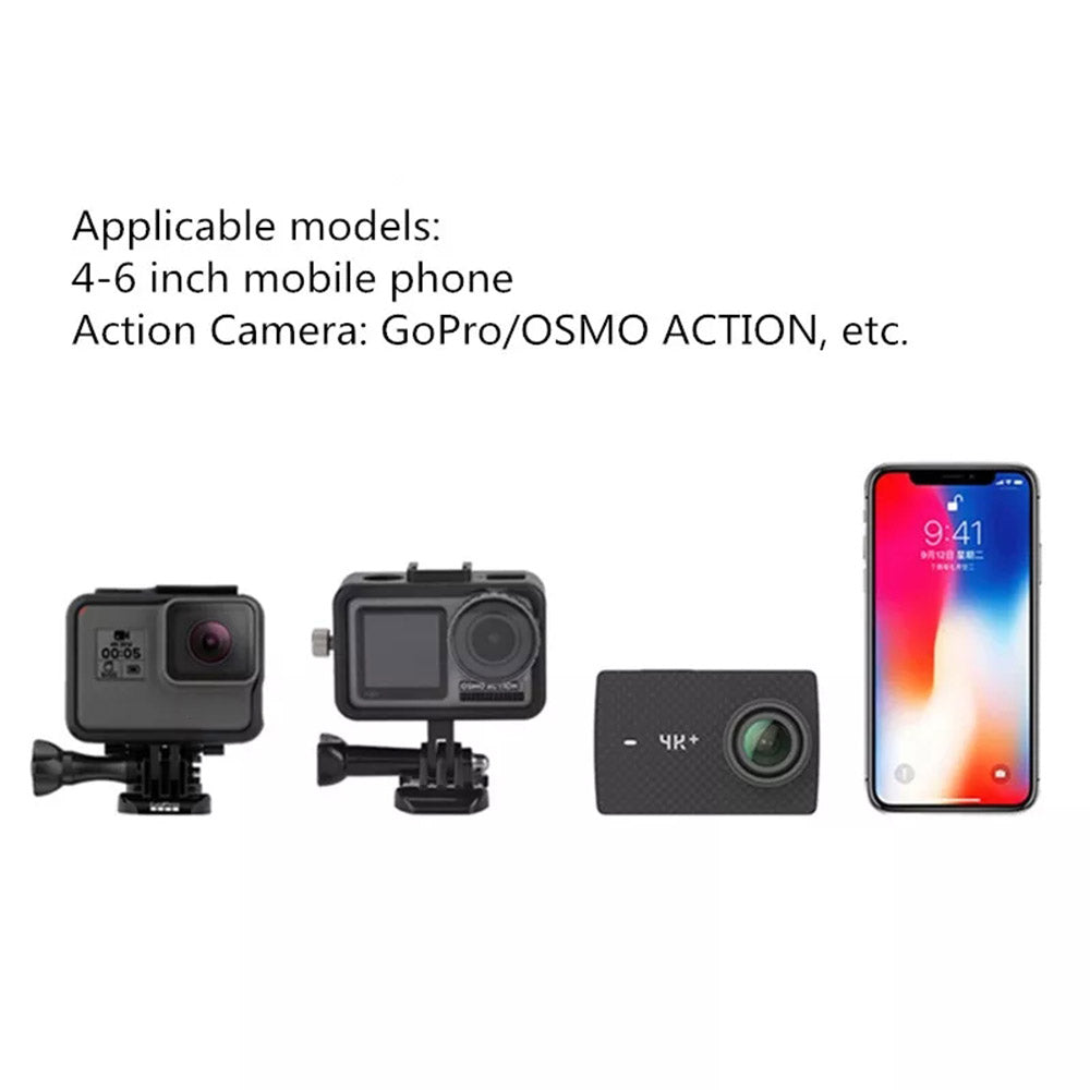 Universal Suction Cup Mount Windshield Window Dashboard Car Mount with Phone Holder for Action Cameras, Mobile Phones