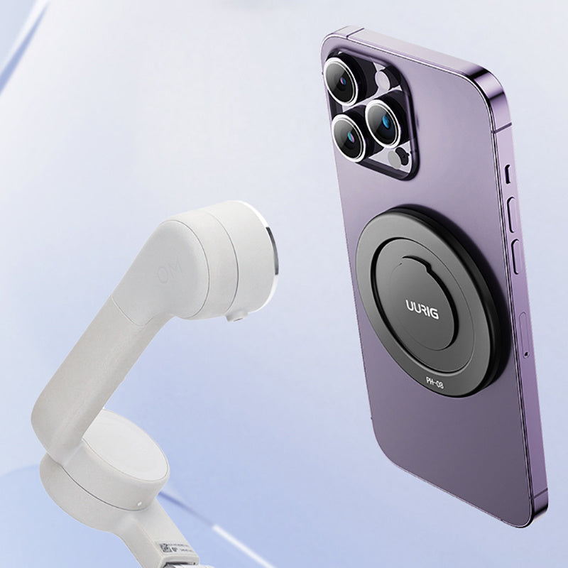 Uniqkart PH-08 Magnetic Plate Adapter Phone Mount Holder Magnet Compatible with MagSafe for DJI Osmo Gimbal Stabilizer