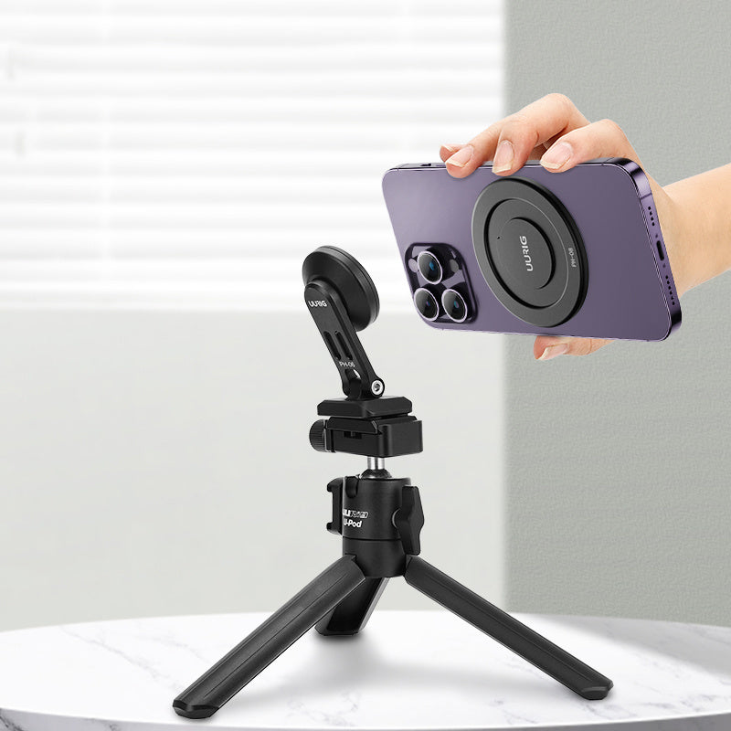 Uniqkart PH-08 Magnetic Plate Adapter Phone Mount Holder Magnet Compatible with MagSafe for DJI Osmo Gimbal Stabilizer