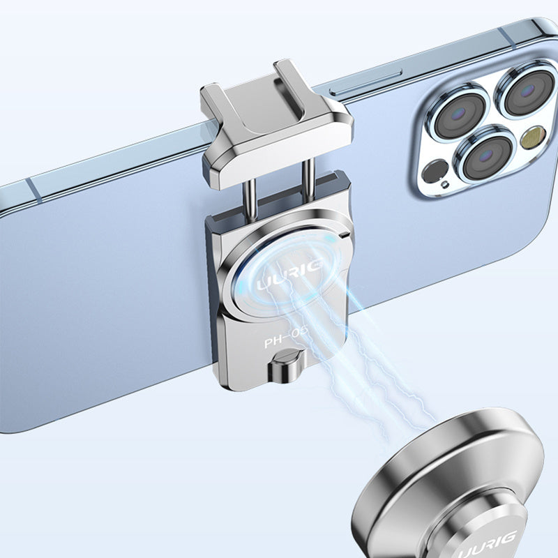 Uniqkart PH-06 Magnetic Phone Mount for DJI Osmo Mobile OM6 / 5 / 4 Handheld Stabilizer Bracket Anti-lost Holder