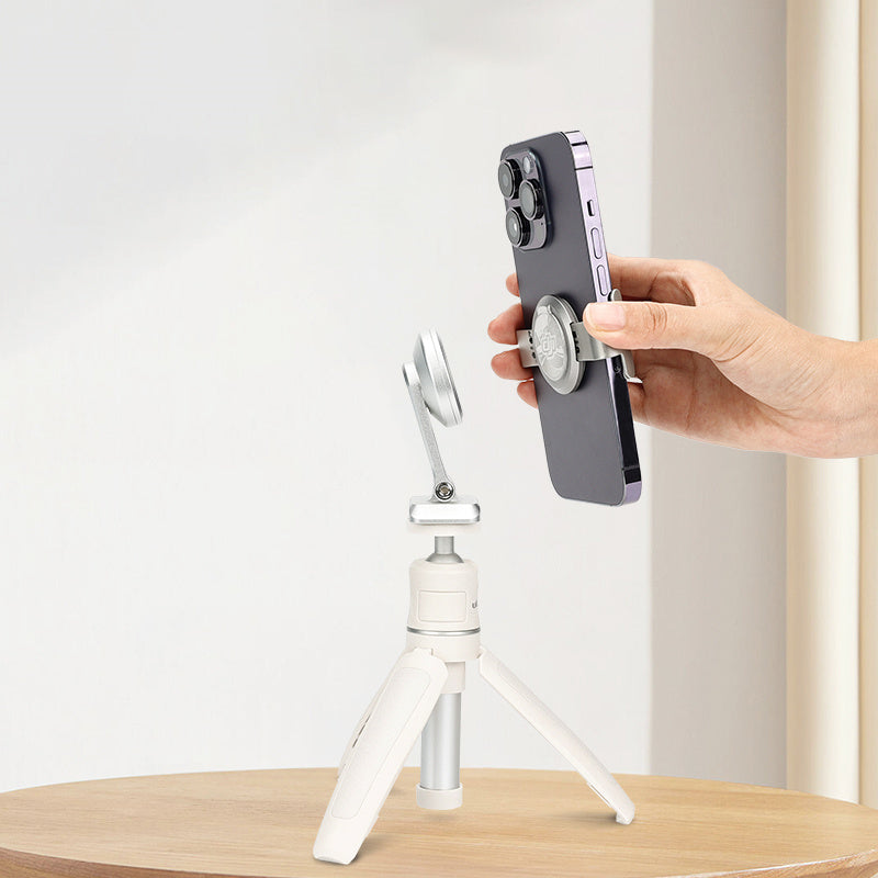 Uniqkart PH-06 Magnetic Phone Mount for DJI Osmo Mobile OM6 / 5 / 4 Handheld Stabilizer Bracket Anti-lost Holder