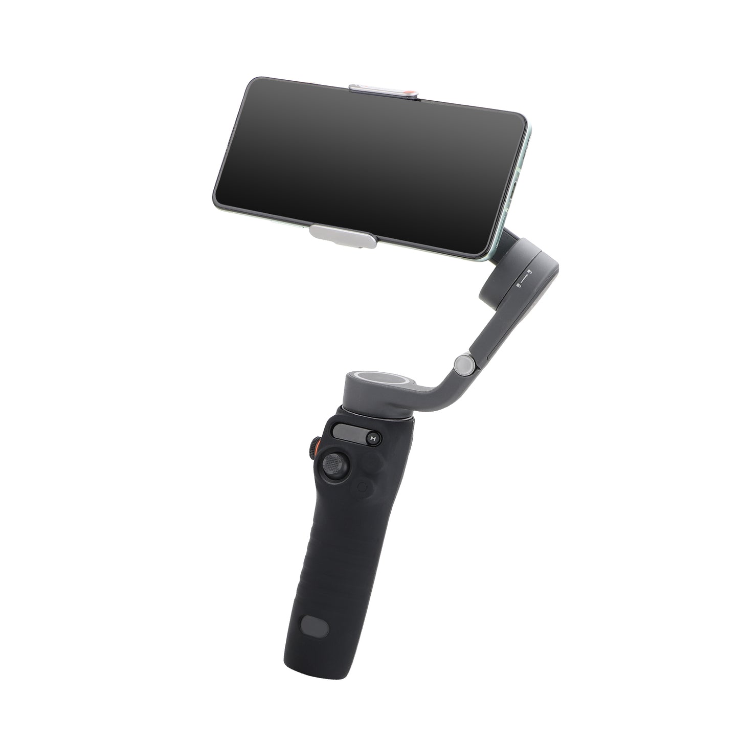 Uniqkart OM6-BHT515 For DJI Osmo Mobile 6 Protective Case Anti-shake Phone Gimbal Silicone Anti-scratch Anti-dust Sleeve - Black