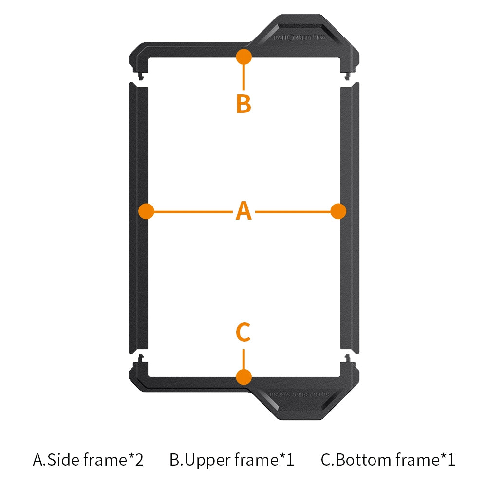 K&F CONCEPT KF31.039 2PCS Nano-X Pro 100x150mm Suqare Filter Protection Frame Camera Lens Accessories