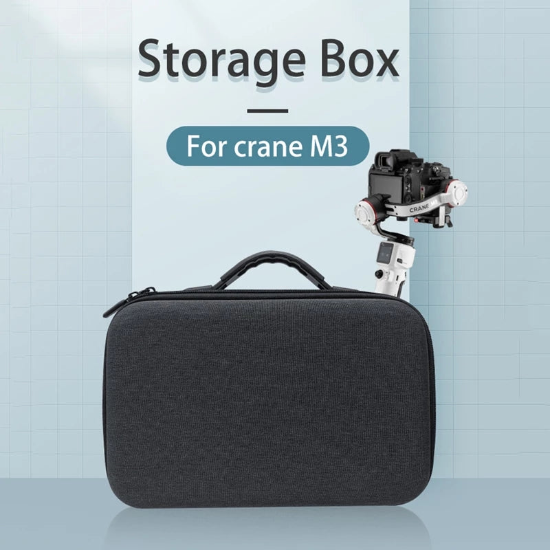 Portable Carrying Case for Zhiyun Crane M3 Gimbal Stabilizer Storage Bag Waterproof Moisture Resistant Two-Way Zippered Shoulder Bag
