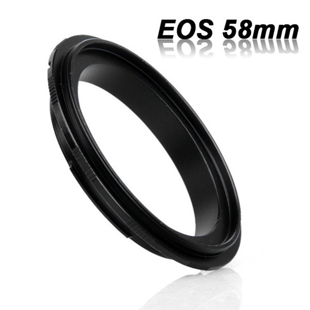 EOS-58 SLR DSLR Camera Macro Lens Reverse Ring Adapter Convertor Compatible with Canon 58mm Filter Thread Lens