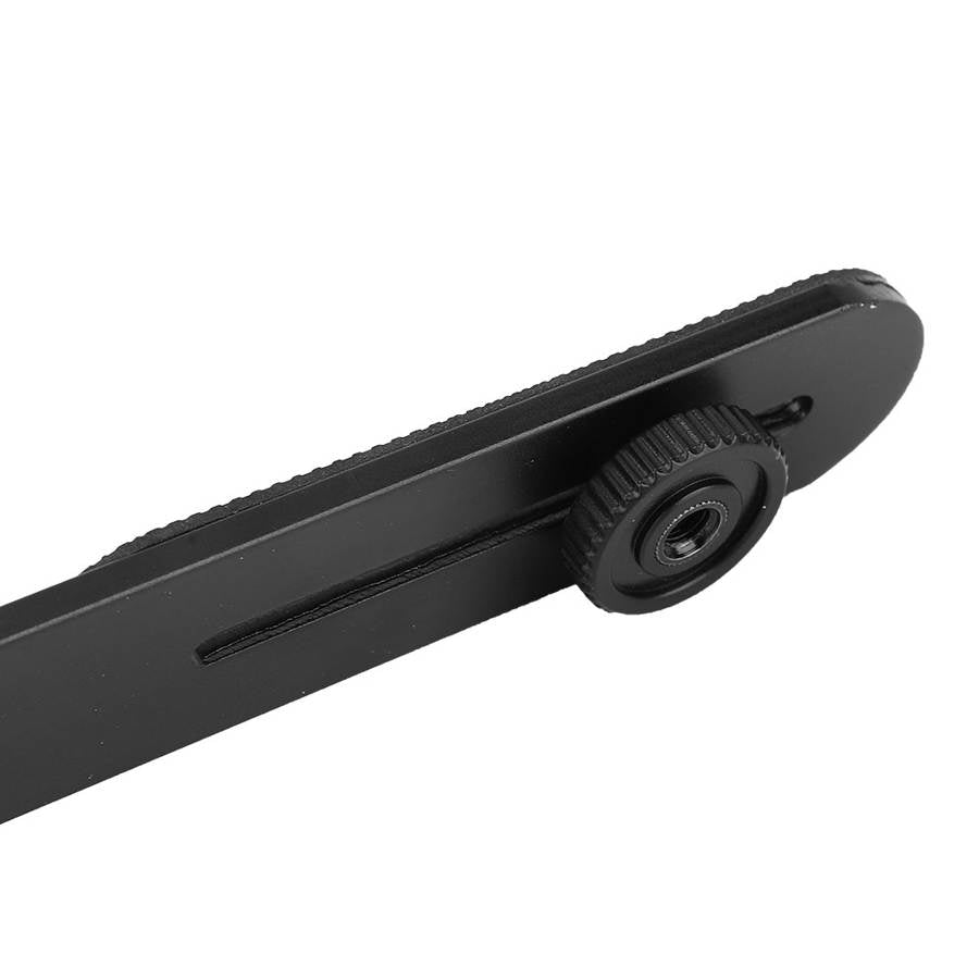 BY-21C Universal Camera Flashlight Holder Double Head Aluminum Flash Light Bracket Long Crossbar Tripod Fill Light Stand