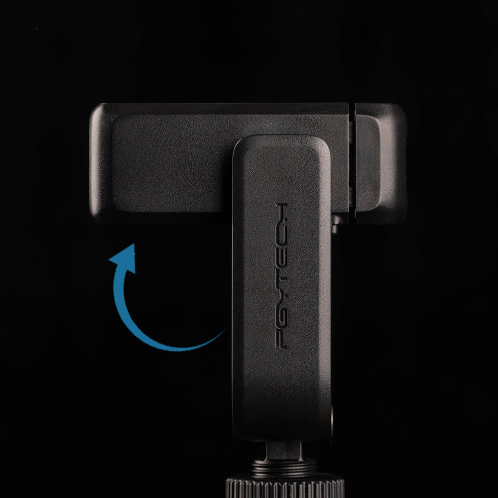 PGYTECH P-CG-140 Portable Phone Holder Clip with Dual Cold Shoe Mount for Live Streaming Video Recording