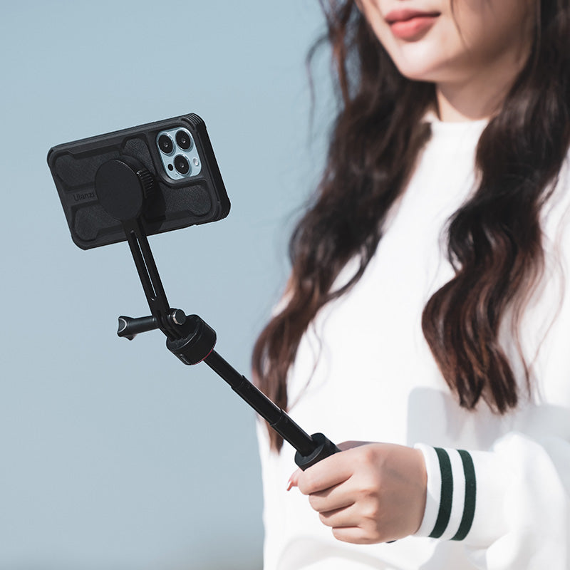 Uniqkart O-LOCK Series Phone Mount Stand for GoPro Interface Quick Release Bracket Adapter Smartphone Live Broadcast Stand Holder