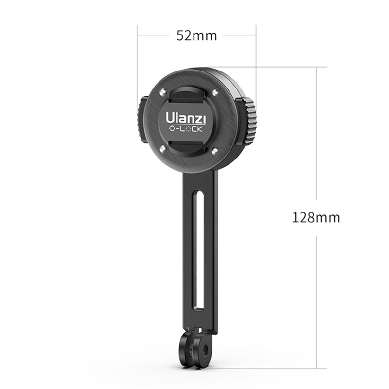Uniqkart O-LOCK Series Phone Mount Stand for GoPro Interface Quick Release Bracket Adapter Smartphone Live Broadcast Stand Holder